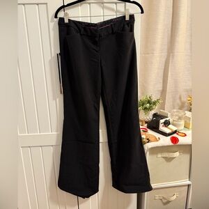 Black low rise dress Pants